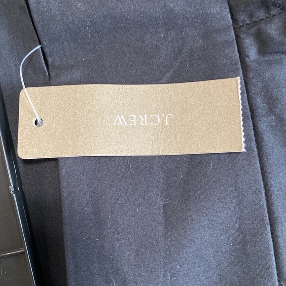 J CREW Poplin Tie Waist Shorts Black Pockets Cotton Sz 4 NEW - Picture 10 of 12